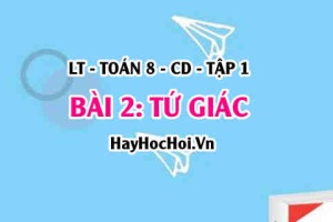 Cách nhận biết tứ giác, tứ giác lồi, tổng các góc của tứ giác? Toán 8 bài 2 [b2c5cd1]